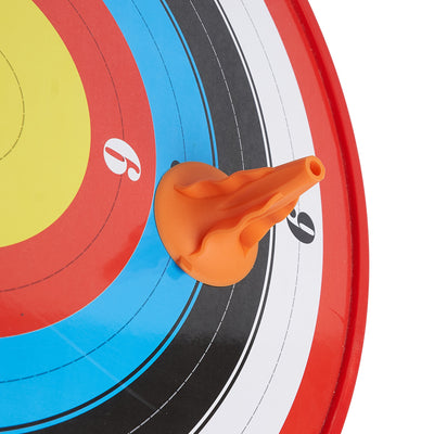 Kids Rubber Suction Cup Arrowheads ID 6mm Orange Color