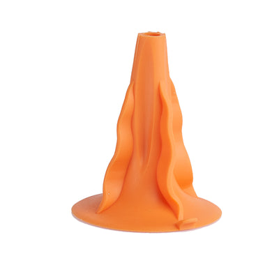 Kids Rubber Suction Cup Arrowheads ID 6mm Orange Color