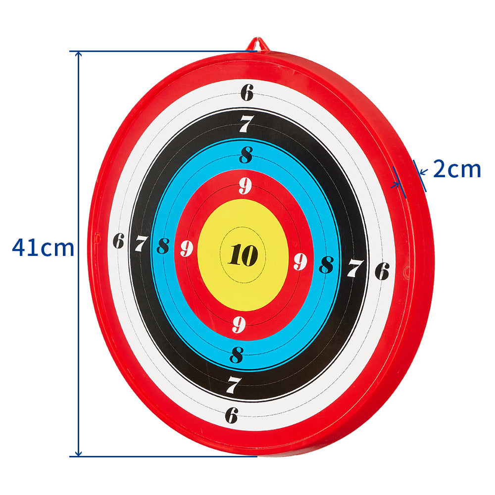 Kids Plastic Colorful 41x41cm Sucker Target Concentric Circles