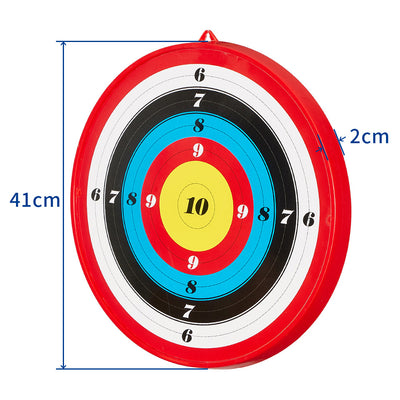 Kids Plastic Colorful 41x41cm Sucker Target Concentric Circles