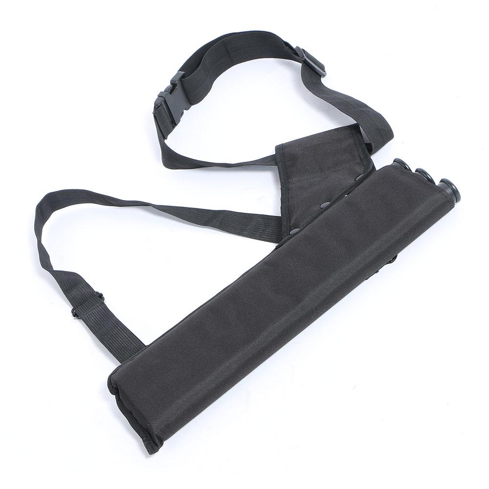 3-Tube Black Waist Quiver