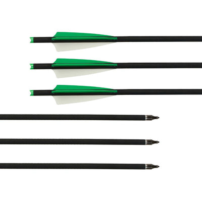 20-22" 8.8mm Carbon Crossbow Arrows