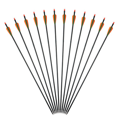 31.5" 8mm Spine 700 Fiberglass Arrows