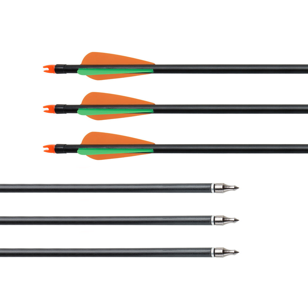 31.5" 8mm Spine 700 Fiberglass Arrows