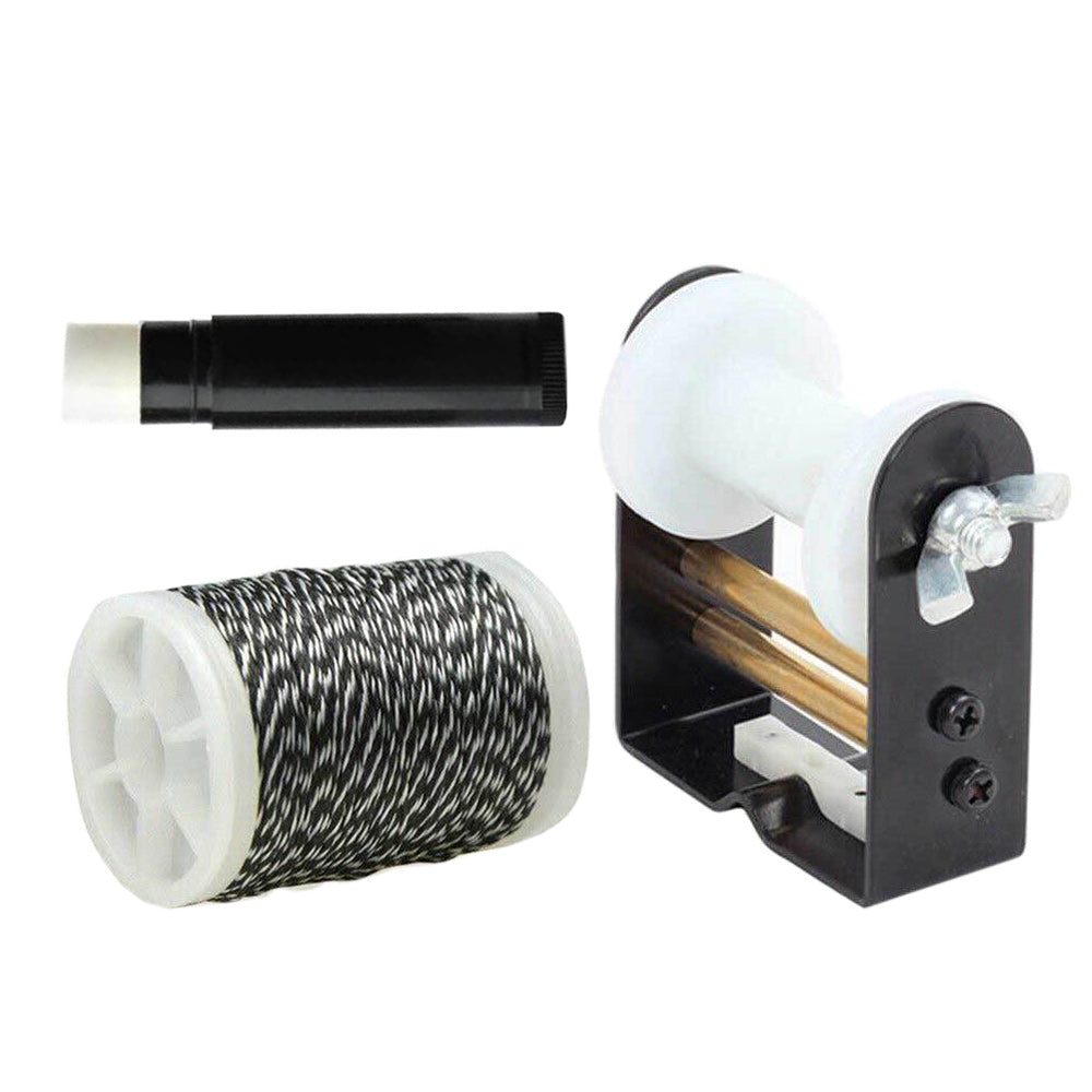 Bowstring Serving Jig with Thread Wax