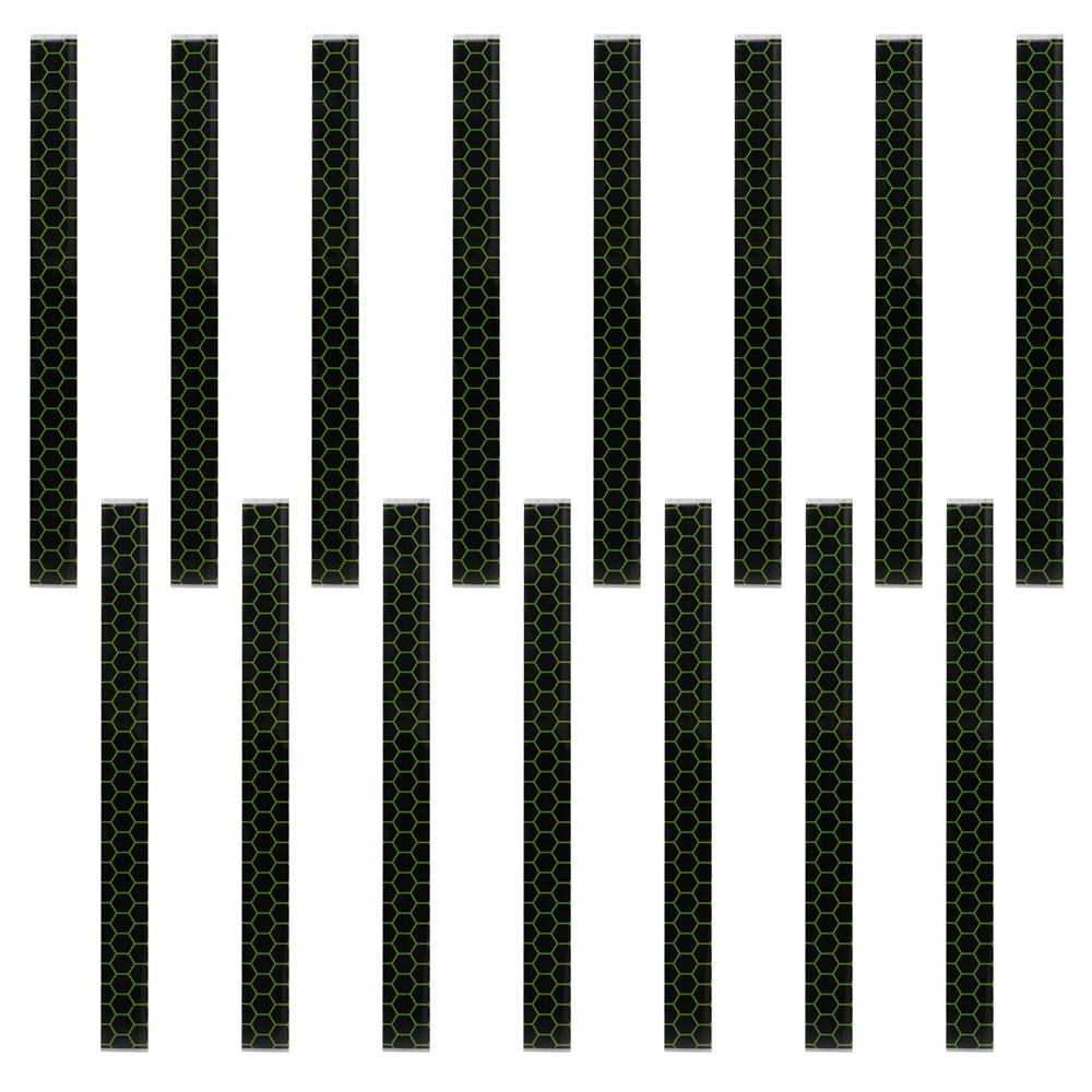 15x Black Heat Shrinkable Arrow Shaft Stickers