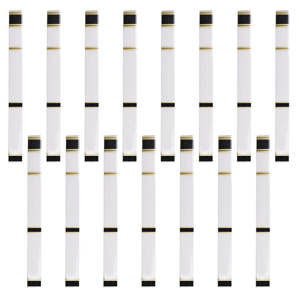 15x White Heat Shrinkable Arrow Shaft Stickers