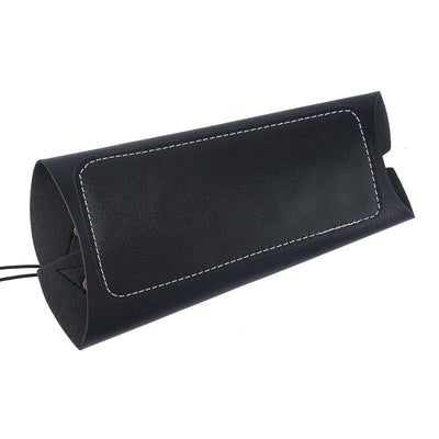 Black Traditional PU Leather Armguard