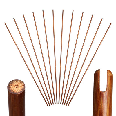 12x 31.5" OD 7.4mm Bamboo Shafts