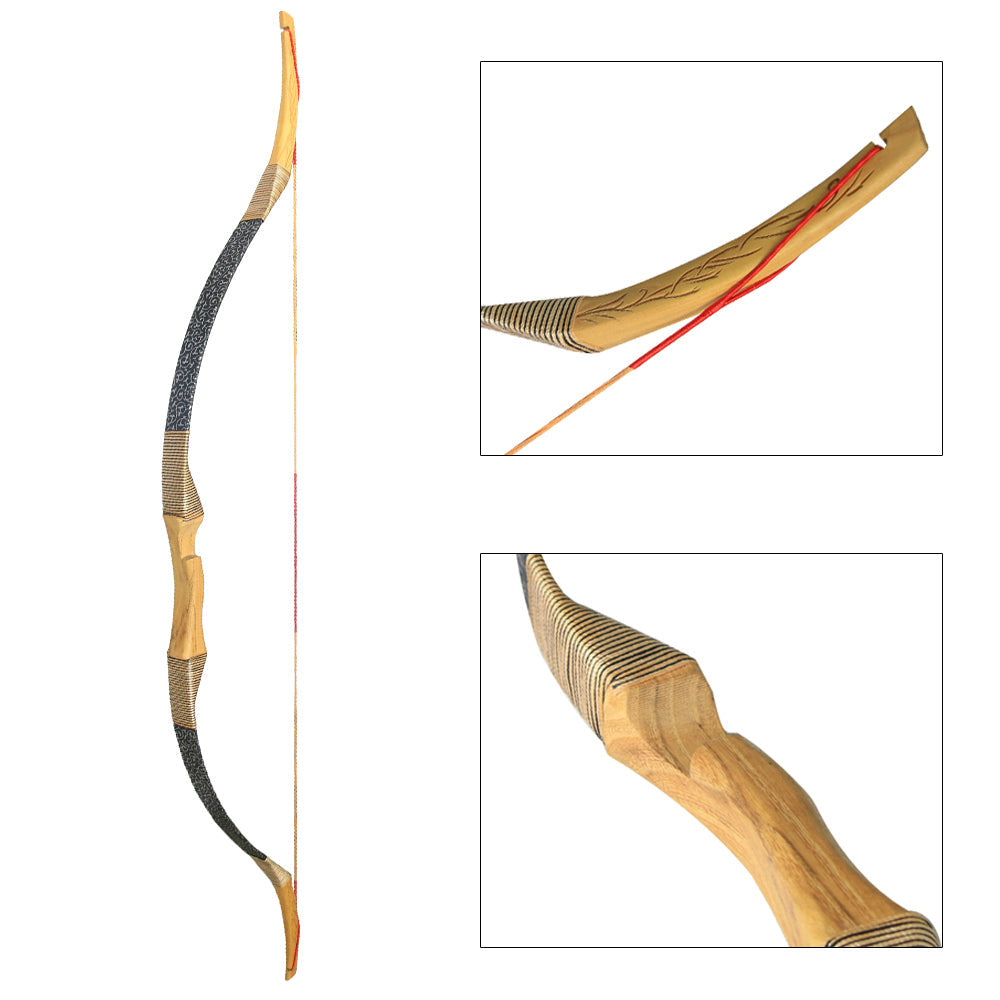 50" 35lbs Recurve Bow with Arrow Rest