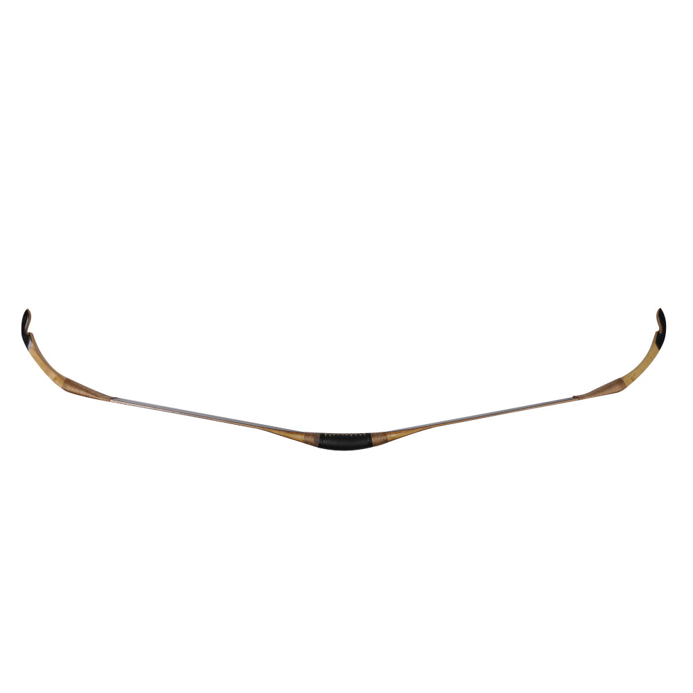 Black Laminated Traditional Recurve Bow