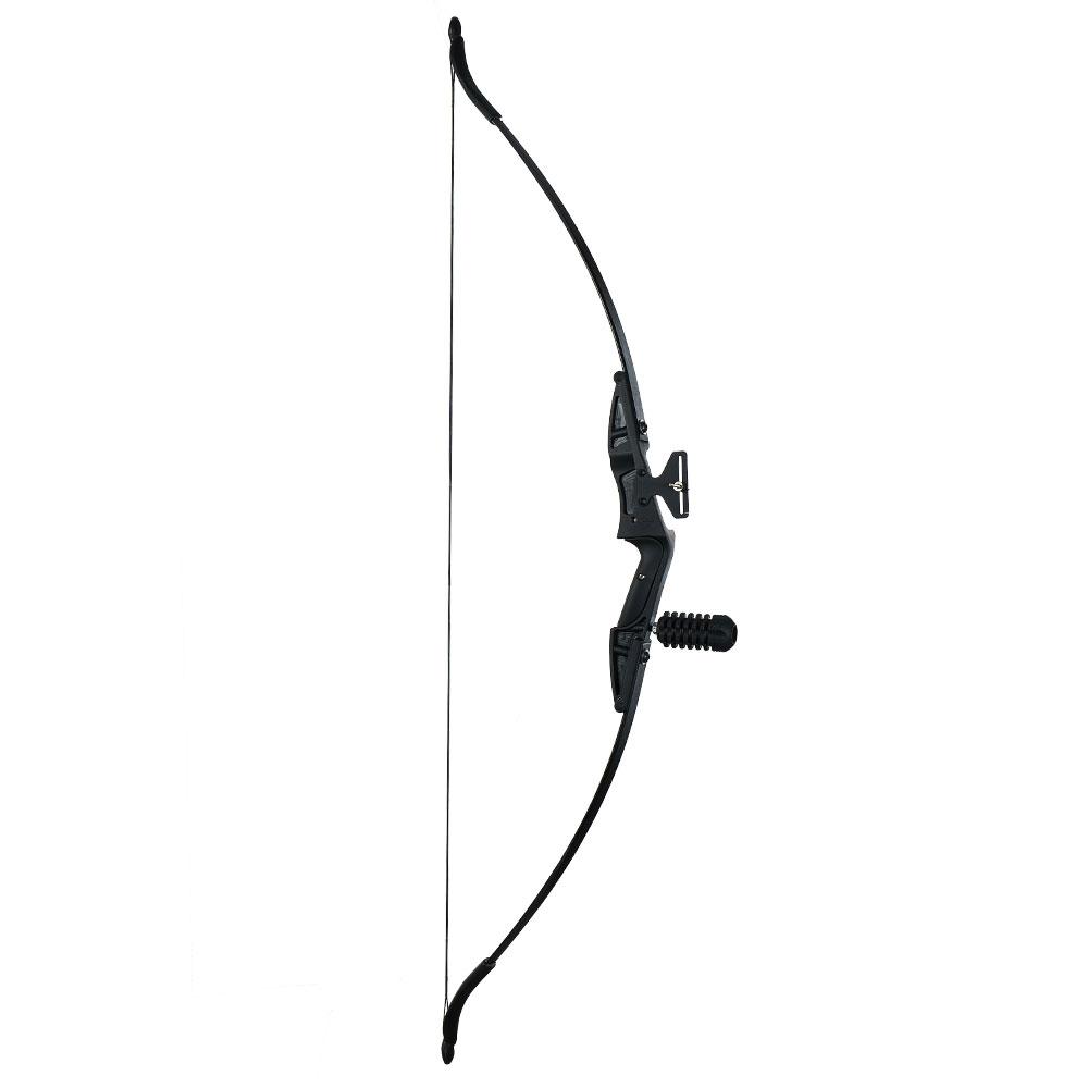 30lbs Dark Down Recurve Limb Takedown Bow with 12x Fiberglass Arrows Stabilizer Sight Finger Tab