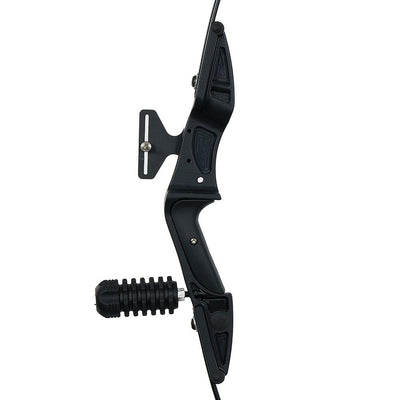 30lbs Dark Down Recurve Limb Takedown Bow with 12x Fiberglass Arrows Stabilizer Sight Finger Tab