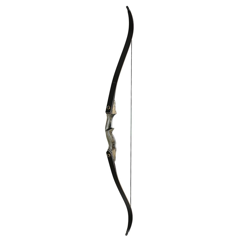 60" Laminated Takedown Recurve Bow 12x 0.003 Straightness Spine 300 Pure Carbon Arrows
