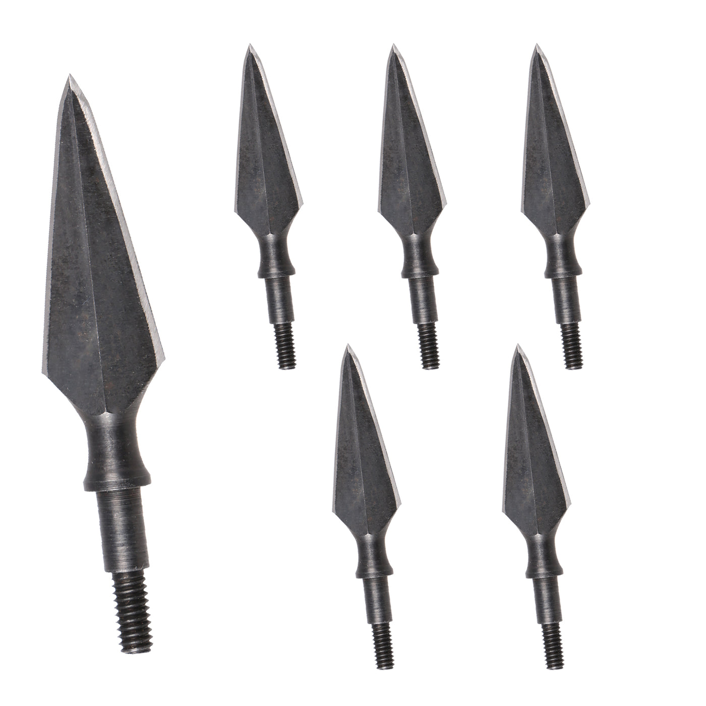 6x Bodkin Screw-In Tapered Arrowheads