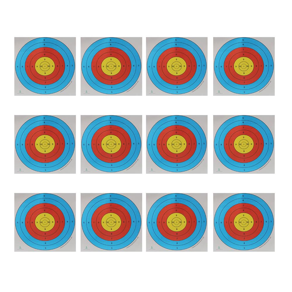 12x Huwairen 40x40cm Target Faces