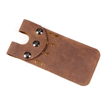 Brown Cow Leather Mini Waist Quiver