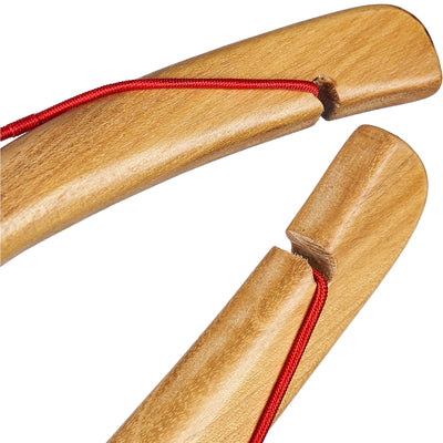 50" Mongolian Recurve Bow Black Riser Wood Siyah 50lbs with Otter Fur String Silencer Wax Thumb Ring