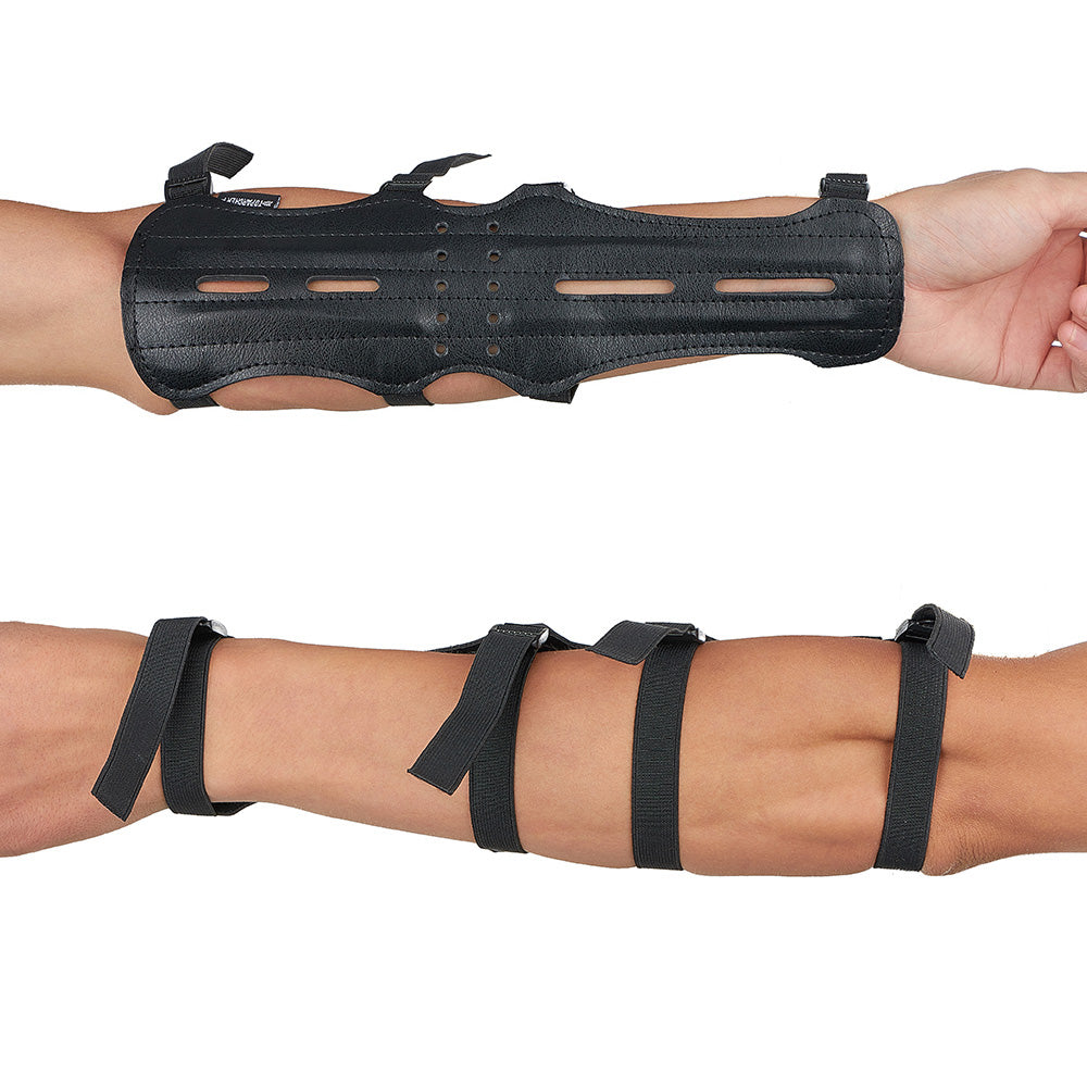 4-strap Leather Armguard