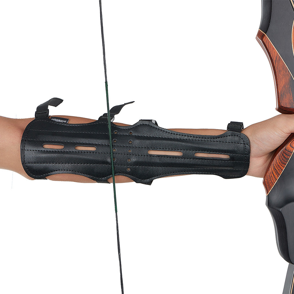 4-strap Leather Armguard