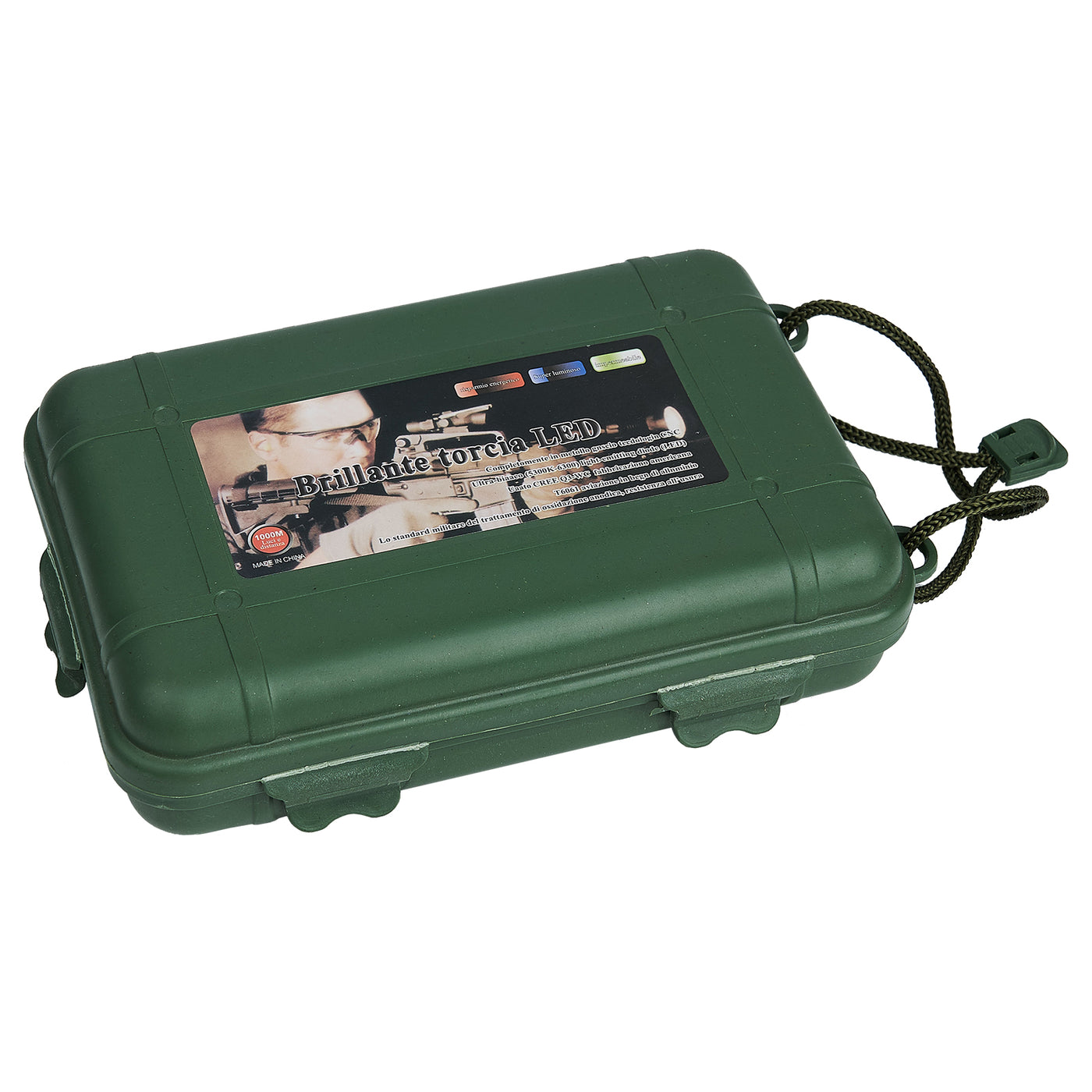 Green Archery Arrowhead Broadhead Box Plastic PVC