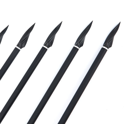 12x 125 Grain Spiral Archery Arrowheads Broadheads Carbon Steel Black