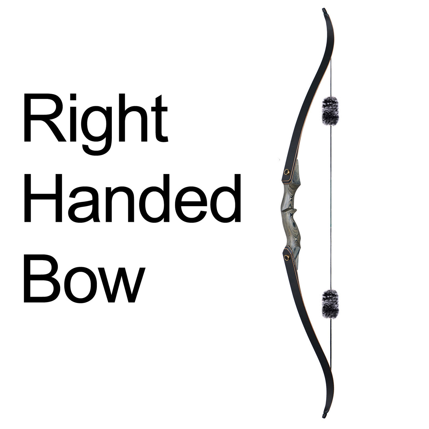 60 25-50lbs Wooden Riser Takedown Recurve Bow for Adult Archery Hunting  Bow Set