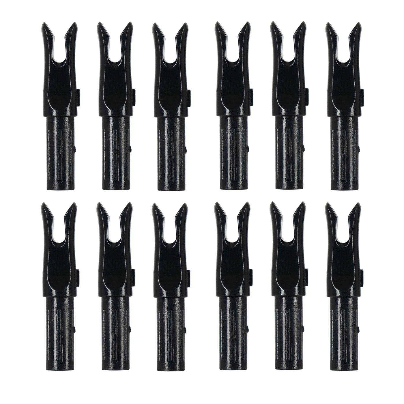12x 6.2mm Press-in Nocks Fast Shooting