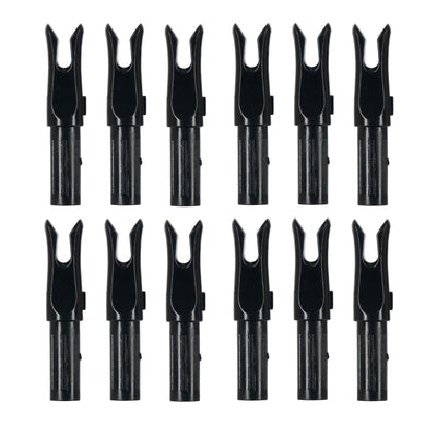 12x 6.2mm Press-in Nocks Fast Shooting