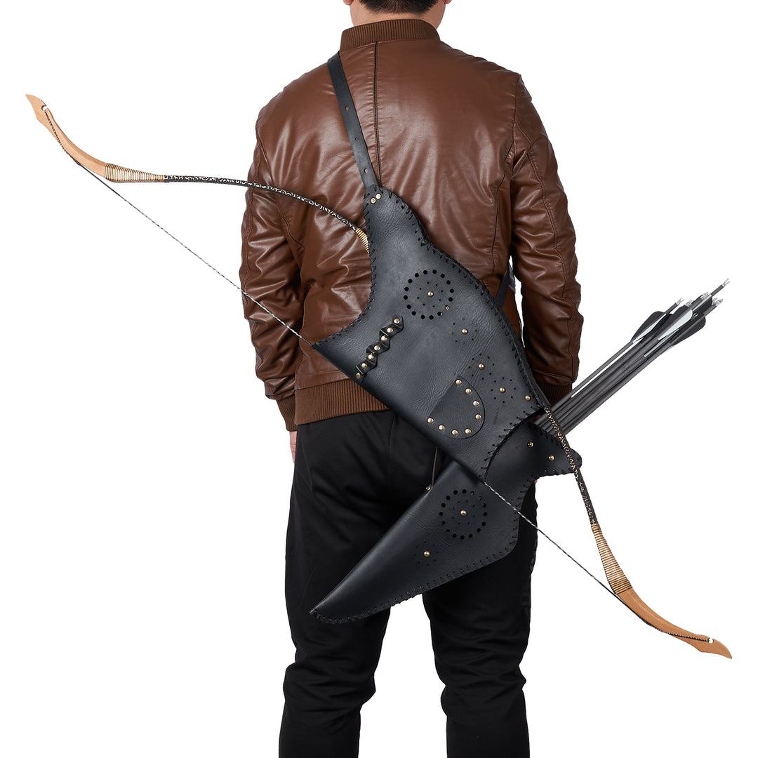 leather recurve bow case