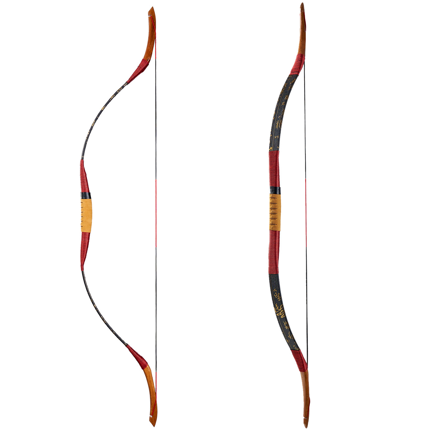 48"/52"/56" Dugu Qieluo Traditional Archery Horse Recurve Bow Wood Mongolian Hunting Target 15-50 lbs