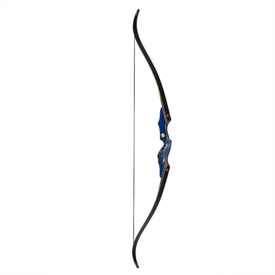 60" Blue Riser Wood Laminated Takedown Recurve Archery Bow 30/35/40/45/50# Hunting Practice