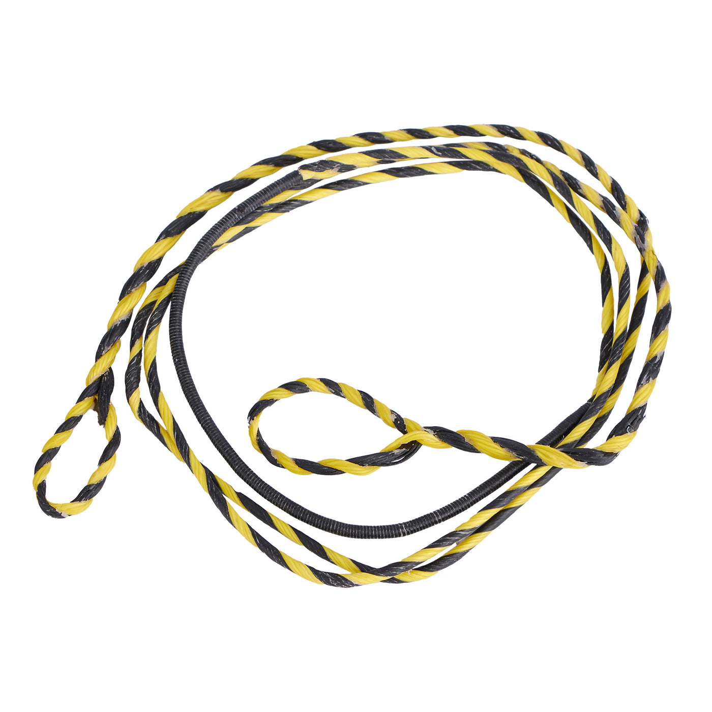 53"/57" Black/Yellow Flemish Twist Bowstring For Takedown Hunting Bow