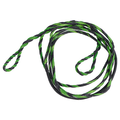 53"/57" Flemish Twist Bowstring For Takedown Hunting Bow Green/Red/Yellow
