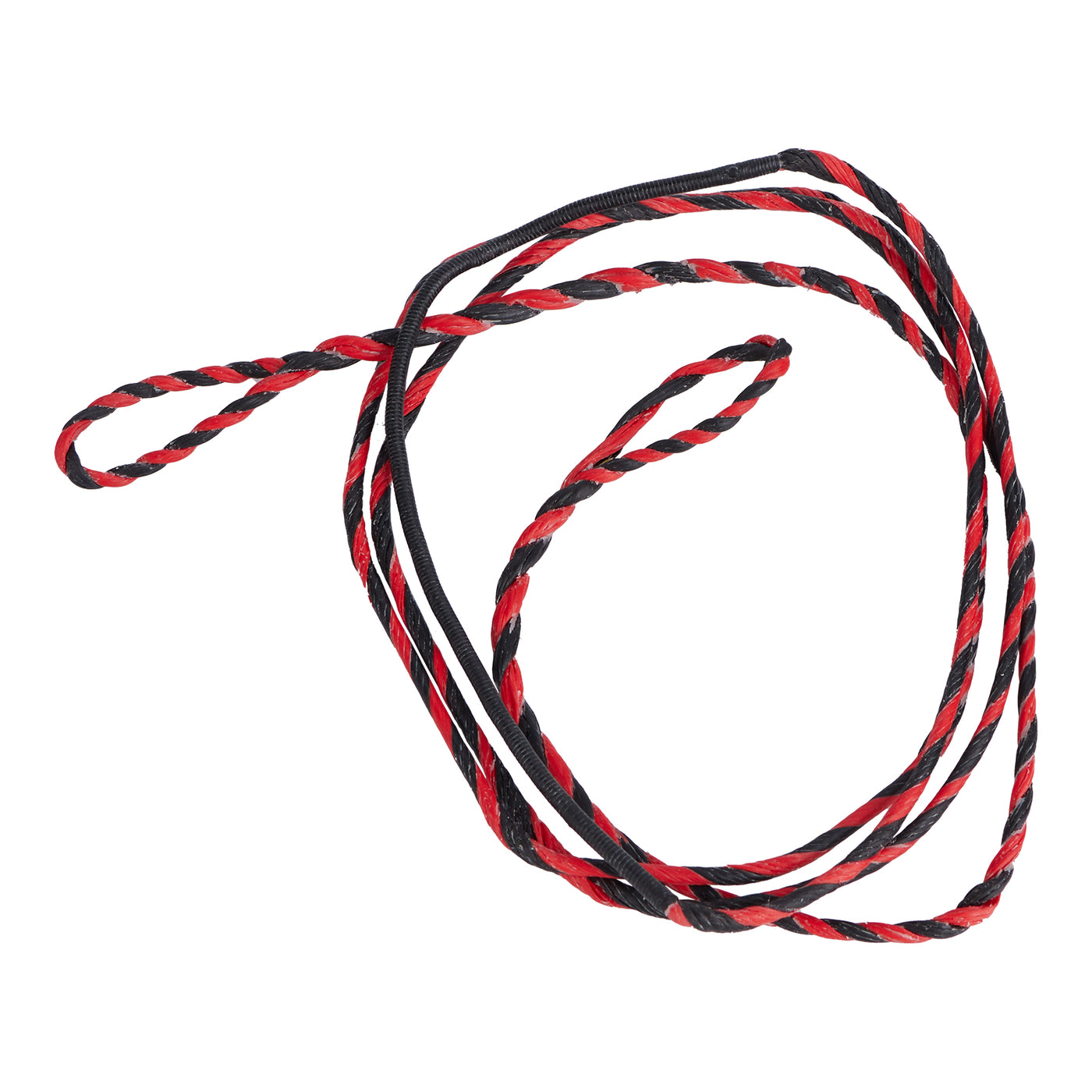 53"/57" Black/Red Flemish Twist Bowstring For Takedown Hunting Bow