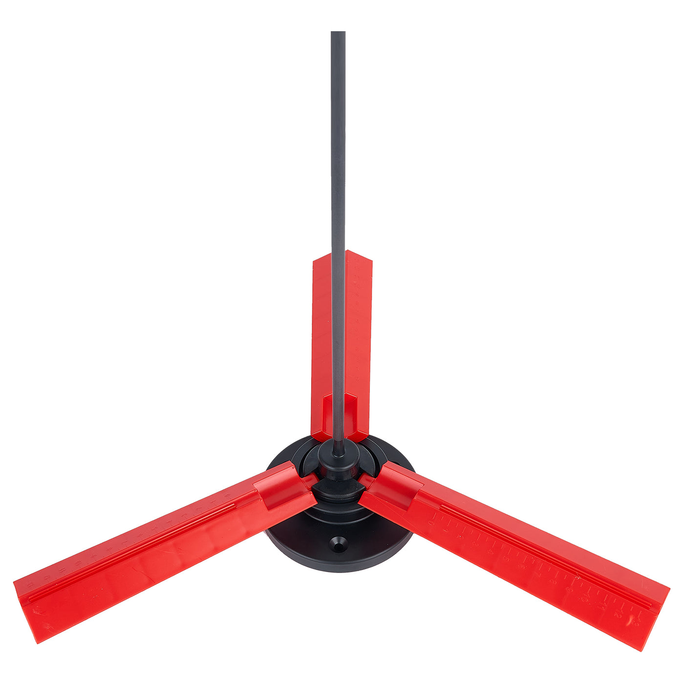 Plastic Red Adjustable DIY Archery Arrow Shaft Clamp Fletching Jig Tool