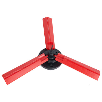 Plastic Red Adjustable DIY Archery Arrow Shaft Clamp Fletching Jig Tool