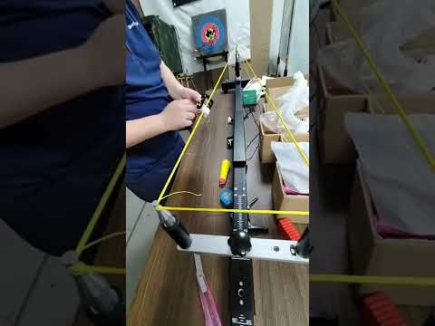 53"/57" Black/Yellow Flemish Twist Bowstring For Takedown Hunting Bow