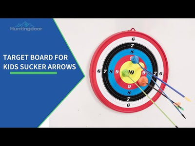 Kids Plastic Colorful 41x41cm Sucker Target Concentric Circles