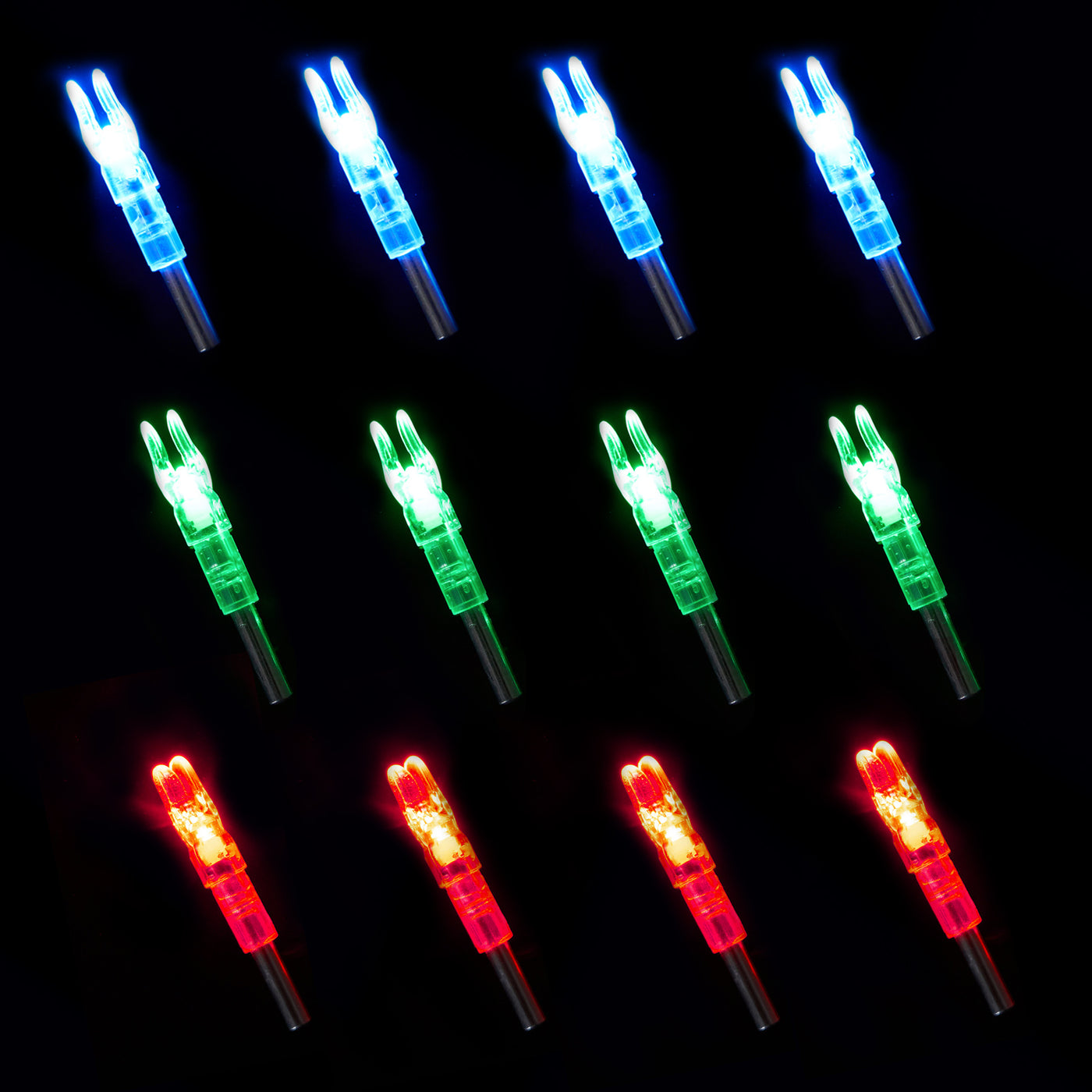 12x 6.2mm Lighted Nocks with Power Switch