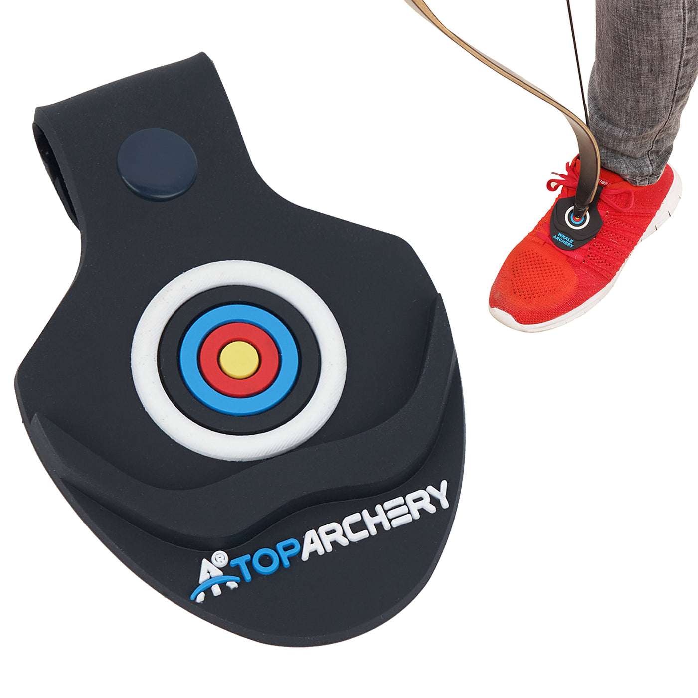 TopArchery Recurve Bow Limb Tip Protection Rubber Sucker Pad for Shoe Top