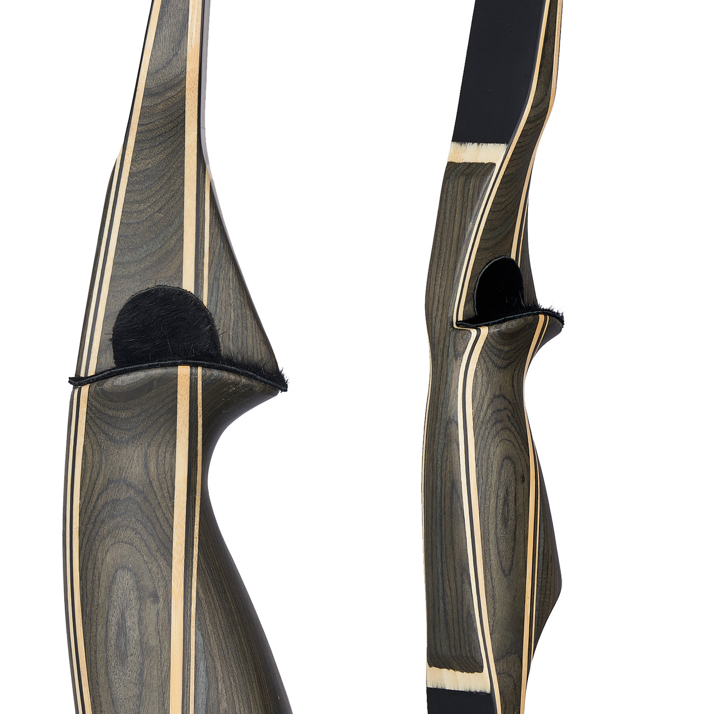 Lubu Laminated Recurve Flat Long Bow Traditional Archery Dark Green With Arrow Rest 20-50lbs