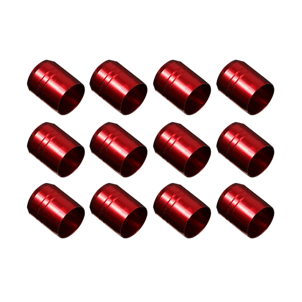 12x Pierce Nock Collar Explosion Proof Ring Metal ID 7.6mm Gold/Silver/Red