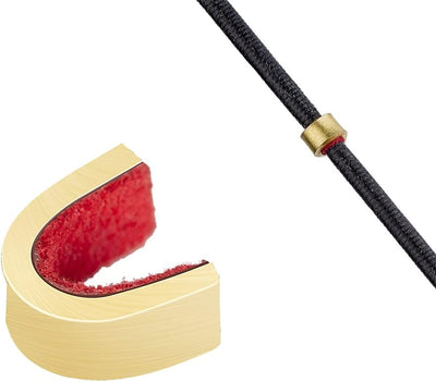 Huntingdoor 20Pcs Bow String Brass Nock Points Clips with Nock Pliers for Compound Recurve Bow Archery Accessories