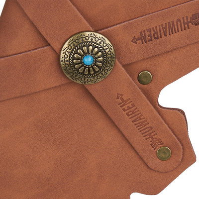 Brown PU Leather Archery Waist Quiver Brown