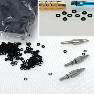 100pcs Broadhead Replacement Rubber Bands O-ring Black Arrowheads Accessories