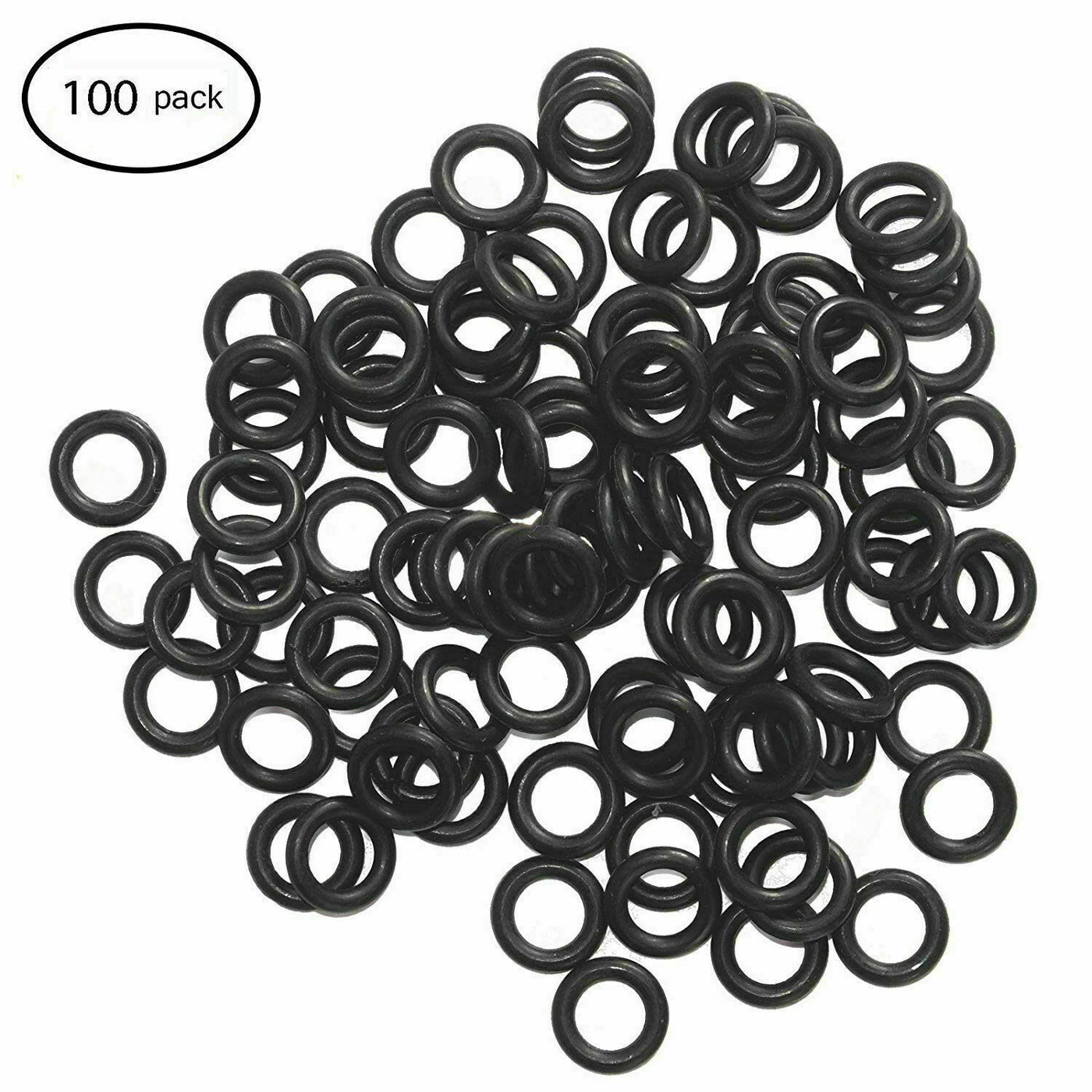 100pcs Broadhead Replacement Rubber Bands O-ring Black Arrowheads Accessories