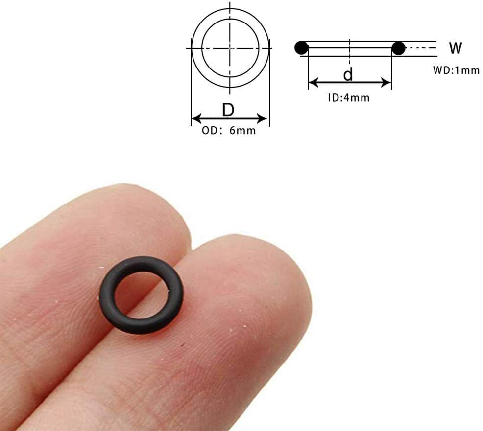 100pcs Broadhead Replacement Rubber Bands O-ring Black Arrowheads Accessories