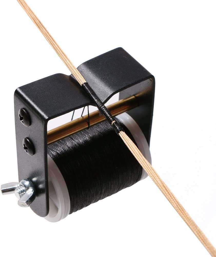 Huntingdoor Archery Bowstring Serving Thread Jig Cable Winder with 120 yard/110m Thread Wax