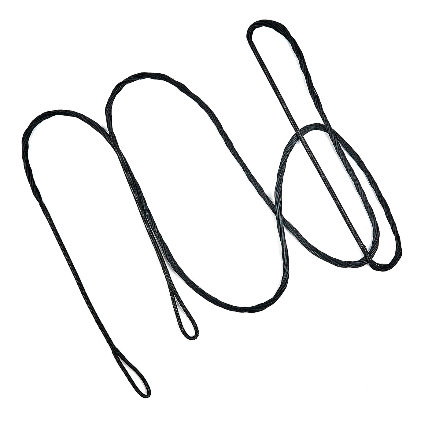 53"/135cm 14-strand Black Dacron Bowstring For Recurve Takedown Archery Bow